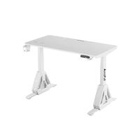 傲风A4Pro云白+M6Pro套装实木电动升降电脑桌台式书桌1.2m
