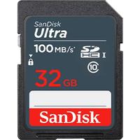 闪迪 Sandisk SD卡内存卡class10高速卡存储单反相机存储卡SD大卡闪存卡 32G+二合一读卡器