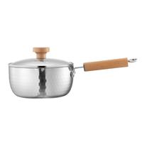 九阳（Joyoung）奶锅雪平锅加厚304不锈钢小奶锅辅食锅煮面泡面锅炉灶通用18cm 【日式雪平锅】304不锈钢 18cm