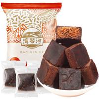 湾琴河手工黑姜糖 姜母黑糖280g 独立包装 大姨妈红糖块 可制红糖姜茶