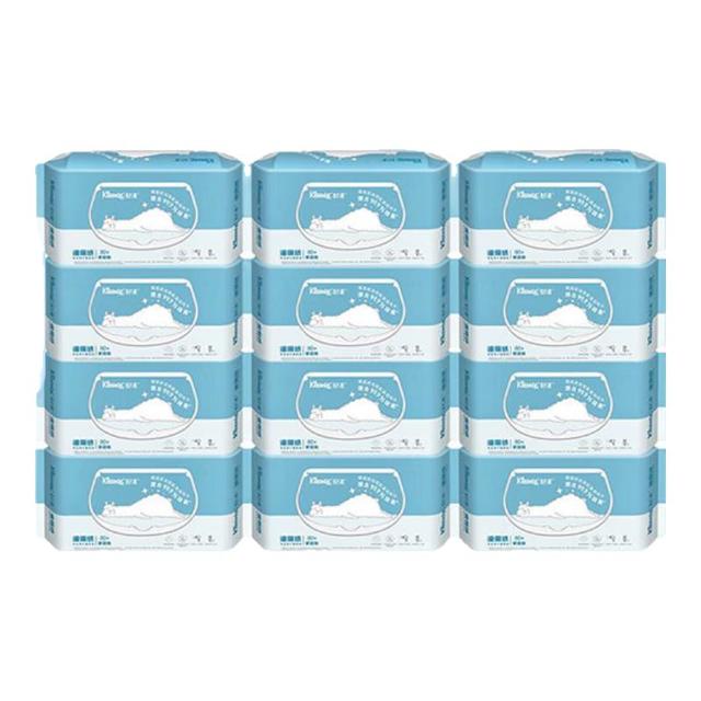 舒洁 羊驼湿厕纸 80片*12包
