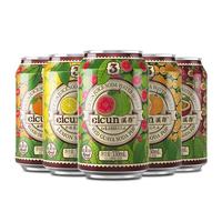 溪存溪存苏打真果实口味气泡水碳酸汽水百香果6罐装 血橙330ml*24罐