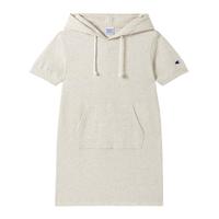 Champion【舒适柔软】女式休闲潮流刺绣小clogo连帽连衣裙女运动裙