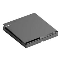 国际电工开关插座面板超薄墙壁86型暗装斜五孔三孔双控空调家用电源带开关 五孔插座