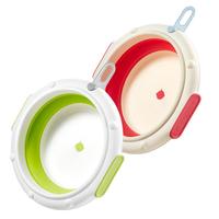 babycare婴儿洗脸盆折叠盆可挂可折叠星航洗面脸盆 2件套 洗脸+洗脚