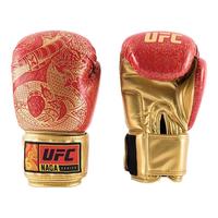 UFC PRO Naga 泰拳拳套 MMA 训练拳击训练手套 站立拳套 联名设计 红金色 12OZ