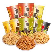 四洲 FOUR SEAS 粟一烧 非油炸膨化食品 玉米脆 32g*8包