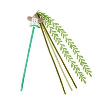 福丸 流苏逗猫棒宠物自嗨猫咪解闷玩具猫玩具长杆耐咬耐抓 一枝春天款