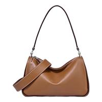 迪桑娜 董洁同款 迪桑娜女包25年吐司包软包腋下包手提单肩包斜挎包 小号-棕色