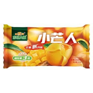 东北大板 小芒人 芒果口味雪糕 85g*4支 盒装 棒支 冷饮 果味
