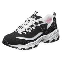 斯凯奇童鞋经典熊猫鞋老爹鞋儿童运动鞋秋休闲女童鞋664060L BKW黑色/白色 36