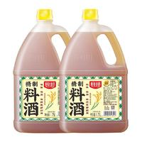厨邦 精制料酒1.75Lx2瓶，家用大桶装提味增香腌肉烧菜去腥解腻