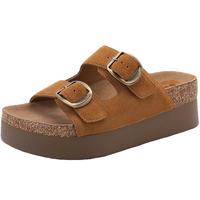 百丽厚底复古勃肯鞋女鞋子春夏可外穿休闲拖鞋