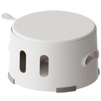 好尔储物凳加厚塑料凳家用矮凳玩具收纳小板凳换鞋凳小圆凳小号