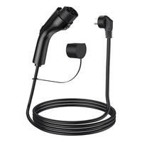 皇驰 充电枪3.5KW随车充 新能源电动汽车家用便携式充电桩电器特斯拉比亚迪埃安理想小米su7 黑色/白色 3.5KW 8A/16A-10米纯铜线 炫酷黑