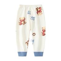 宝宝纯棉裤子可开档婴儿打底裤儿童裤子男童秋裤女童秋装保暖裤子