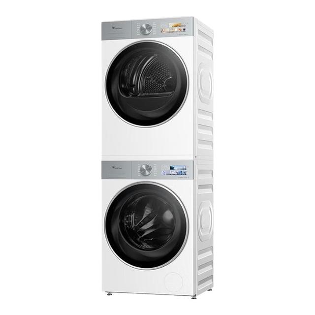 小天鹅 小乌梅3.0系列 TG10VE40W+TH10VE40W 热泵式洗烘套装 奶油白