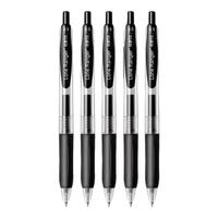 真彩 速干按动中性笔0.5mm大容量刷题笔子弹头 纯色黑色-12支盒 0.5mm