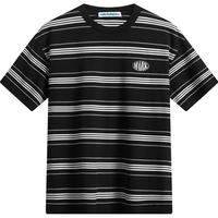  MARK FAIRWHALE/马克华菲 肌理色织条纹 男士T恤