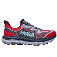 HOKA ONE ONE男款春季飞速马法特4越野跑鞋MAFATE SPEED 4透气 鲜红色/暴风蓝 42