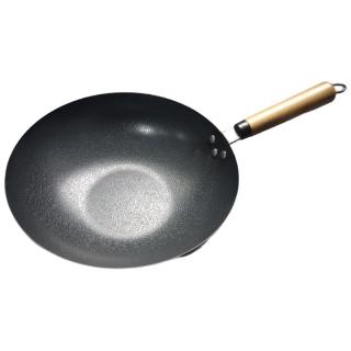 京东京造 铁陶炒锅 不粘炒菜电磁炉具燃气灶家用平底【0氟】32cm 【0氟不粘】铁陶炒锅 32cm