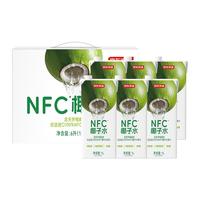 京东京造100%NFC椰子水1L*6盒天然电解质饮料椰汁果汁无添加糖泰国整箱装 【6盒】100%NFC椰子水1L*6盒
