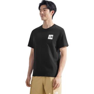 北面户外休闲舒适透气圆领半袖春夏棉T恤 8EY8 JK3 S 