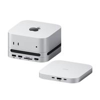  HAGiBiS/海备思 雷电5接口 Macmini M4拓展坞 硬盘盒 扩展坞底座 M.2硬盘 SD/TF4.0读卡 雷电5接口 USB扩展 桌面支架