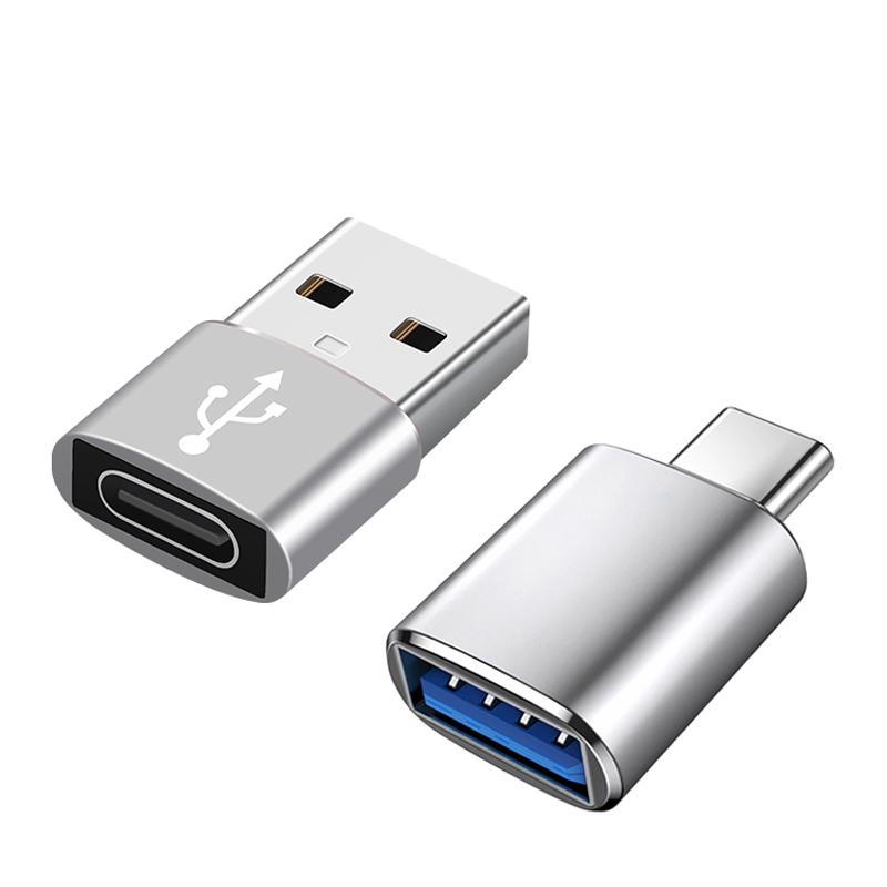 黑色2个【USB转Type-c】高效充电传输二合一