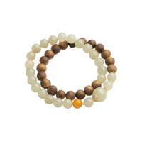 仙源 晴韵 莺歌緑奇楠沉香和田玉手串项链