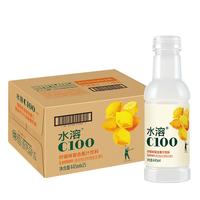 农夫山泉 NONGFU SPRING 水溶C100复合果汁饮料445ml*5瓶15瓶装 多口味混合含维C果汁饮料 445mL 12瓶 柠檬味