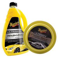 美光（Meguiar's）美国 至尊蜡王+至尊蜡水洗车液3M划痕修复去污