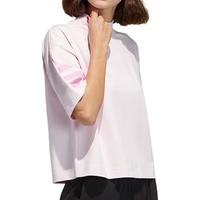 阿迪达斯 （adidas）夏季neo女子短款宽松休闲运动短袖T恤 GP5470 A/XL码 粉红色