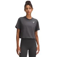 露露乐蒙lululemon丨Brushed 女士拉绒高克重棉混纺 T 恤*Foil LW3HUQS 石墨灰 3XS /0