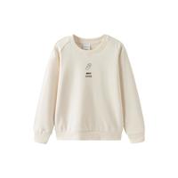 asics亚瑟士童装中大童中性款长袖卫衣T恤秋日常基础卫衣T恤 8853米白 160 cm