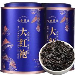 七春 茶叶大红袍500g 传统碳焙花果香武夷岩茶叶自己喝毕业季礼物礼盒