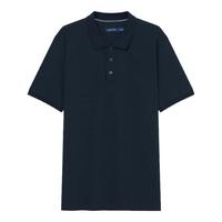 诺帝卡(NAUTICA)【大促】男装春夏棉氨珠地亲肤带弹短袖Polo男KO4111 藏青4NV L