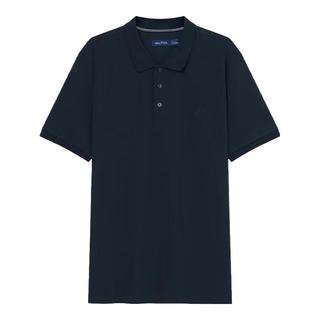 诺帝卡（NAUTICA）【大促】男装春夏棉氨珠地亲肤带弹短袖Polo男KO4111 藏青4NV L