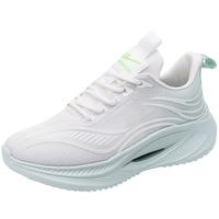 回力女鞋运动鞋女2025透气厚底休闲女士鞋 浅绿色  40