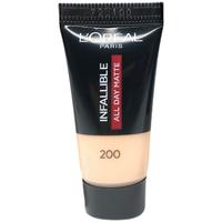 巴黎欧莱雅 L'OREAL PARIS欧莱雅粉底液女士化妆品积雪草吸油棒bb霜哑光控油遮瑕定妆持妆油皮裸妆 (）320#10ml*1