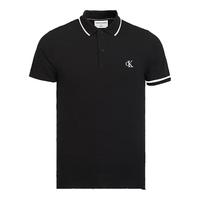 卡尔文·克莱恩（Calvin Klein）CK奢饰品男装 经典百搭短袖POLO衫翻领保税仓直发 11971 黑色 XL