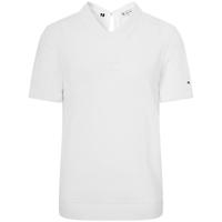 Tommy Hilfiger22春夏女装字母旗标刺绣修身短袖POLO衫WW0WW36540