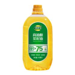 道道全 菜籽油 食用油 高油酸菜籽油 油酸含量大于75% 900ml*1瓶