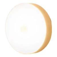 拉伯塔人体感应小夜灯3米家用智能夜间起夜感应夜灯床头灯自动人走灯灭 白光-充电感应圆形小夜灯-2只装