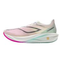 李宁 LI-NING飞电5 Challenger丨跑鞋男鞋全掌碳板beng丝轻量透气竞速比赛鞋 标准白/荧光玫紫红-2 维他命 41.5