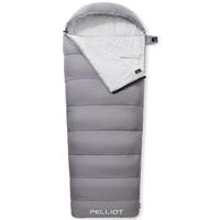 伯希和（Pelliot）户外睡袋成人冬季四季羽绒棉露营隔脏保暖16503056岩石灰1.85KG 【岩石灰】可拼接连帽 【右拉链】1.85KG