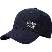 吉普(JEEP)帽子男女同款棒球帽四季潮流百搭鸭舌帽遮阳防晒太阳帽子A0770 770深蓝色