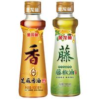 金龙鱼纯芝麻香油100ml*1+藤椒油100ml*1组合