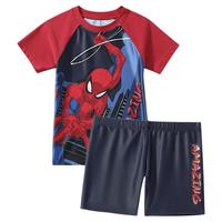 迪士尼儿童泳衣男童分体速干防晒游泳衣中小童男孩2025游泳裤