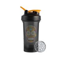 Blender Bottle 摇摇杯运动水杯大容量塑料杯 高颜值蛋白粉搅拌杯男女便携礼 骷髅24ozTritan材质约 700ml